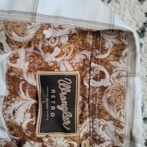 Wrangler pearl  snap shirt.